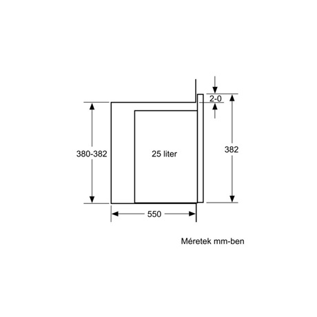 Bosch BFL554MS0 MIKROHULLÁMÚ SÜTŐ BEÉPÍTHETŐ