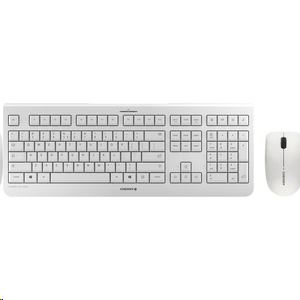 Cherry DW 3000 vezeték nélküli német billentyűzet + optikai egér világos szürke (JD-0710DE-0)