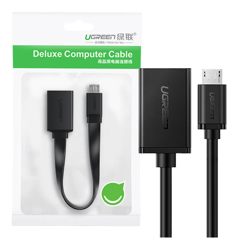 OTG to Micro USB UGREEN US133 adapter (fekete)