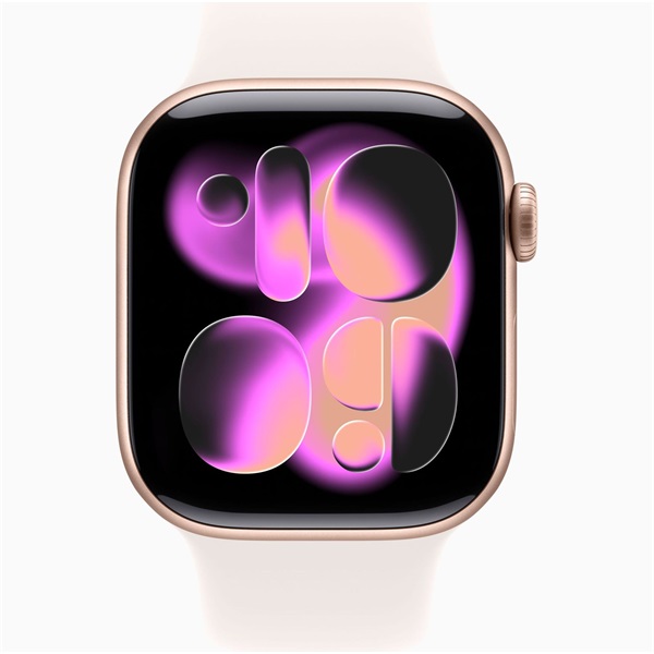 Apple Watch S11 GPS 42mm arany alutok, rózsaszín sport M/L