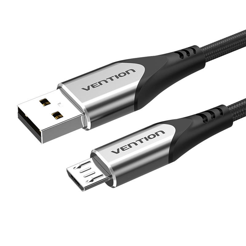 USB 2.0 cable to Micro-B USB Vention COAHF 1m (Gray) USB 2.0 cable to Micro-B USB Vention COAHF 1m (Gray)