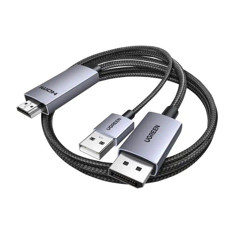 Kábel DisplayPort HDMI Ugreen HD169 4K 60Hz 2m (czarny)