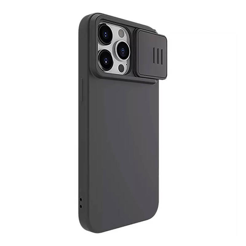 Nillkin CamShield Silky Silicone case for iPhone 15 Pro (classic black)