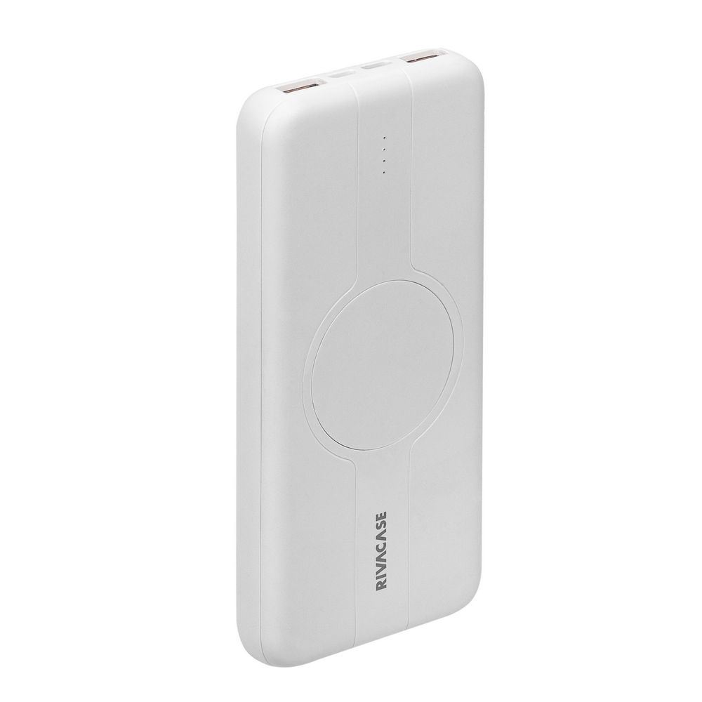 RivaCase Rivapower VA2601 10000mAh Powerbank vezeték nélküli töltés funkcióval fehér (4260709011615) RivaCase Rivapower VA2601 10000mAh Powerbank vezeték nélküli töltés funkcióval fehér (4260709011615)