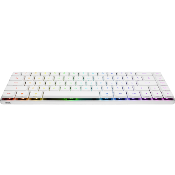 ASUS ROG Falchion RX Low Profile fehér vezeték nélküli billentyűzet ASUS ROG Falchion RX Low Profile fehér vezeték nélküli billentyűzet