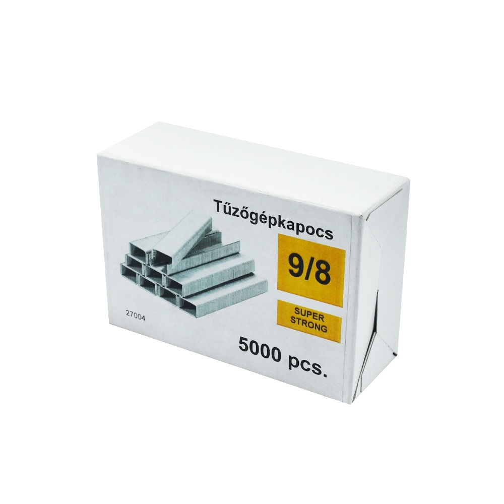 Bluering Tűzőkapocs 9/8 horganyzott SuperStrong 5000 kapocs (24/8 CSOMAGOLNI)