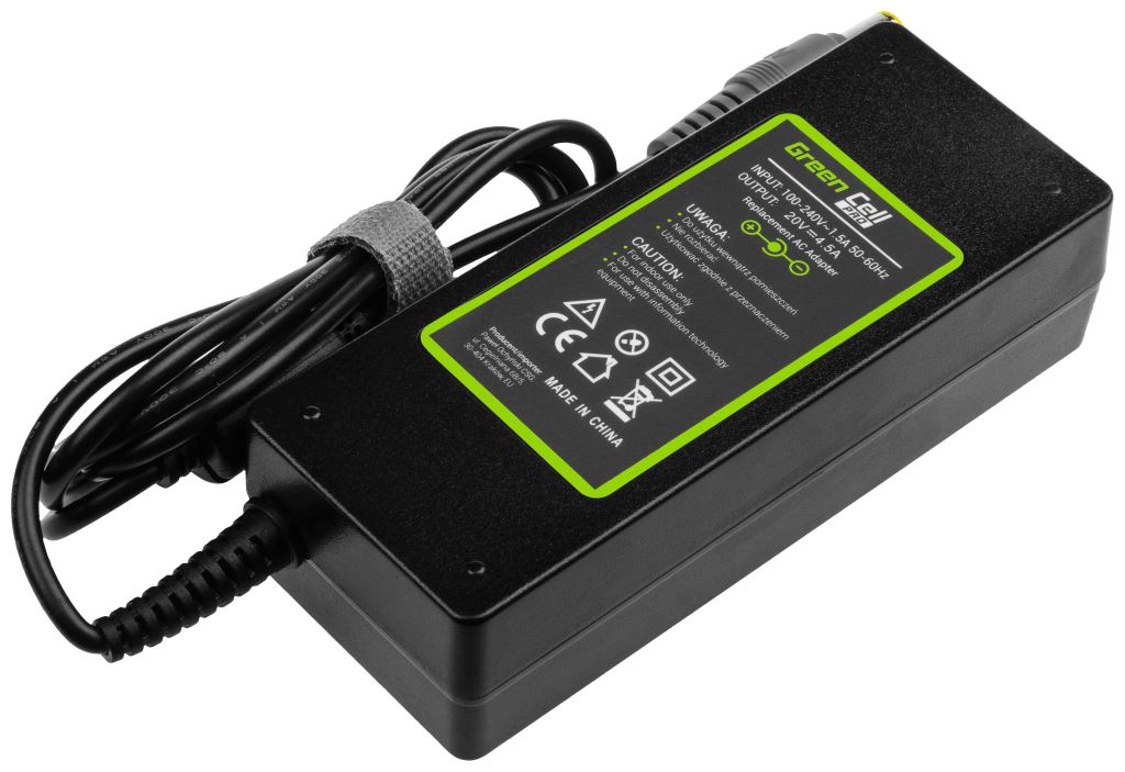 Green Cell Notebook tápegység Lenovo 90 W 20 V 4.5 A (GC-AD17AP)