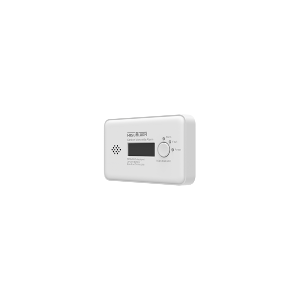 Wisualarm HY-GC20B-R8 Standalone Láncba sorolható Cserélhető akku Szénmonoxid érzékelő és jelző Wisualarm HY-GC20B-R8 Standalone Láncba sorolható Cserélhető akku Szénmonoxid érzékelő és jelző