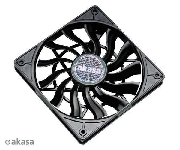 Akasa Slimfan ház hűtő ventilátor 12cm (AK-FN078)