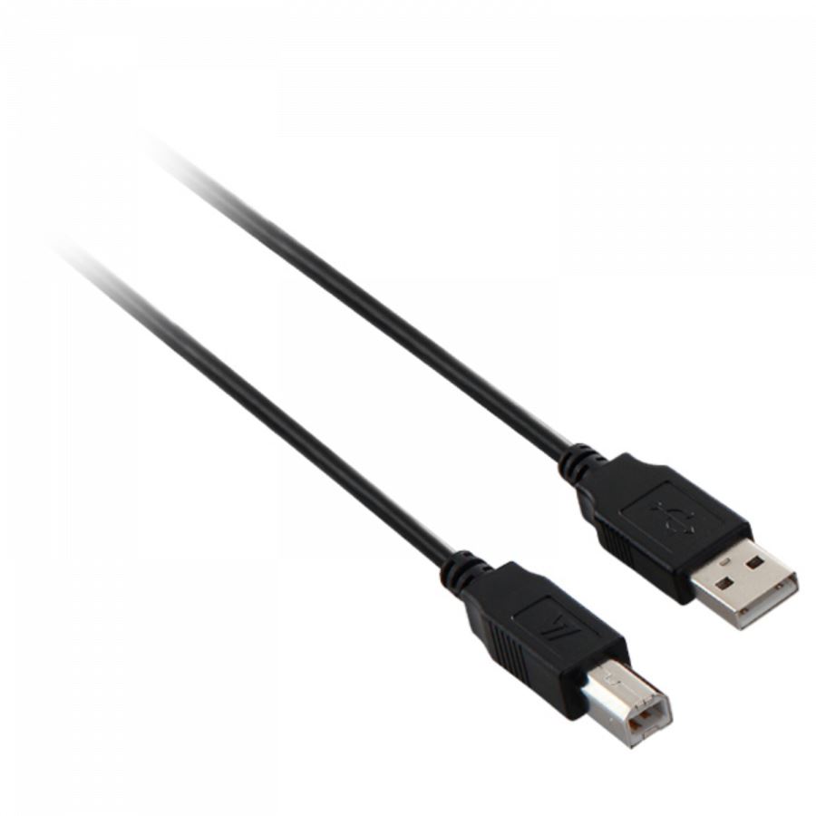 V7 USB-A apa - USB-B apa nyomtatókábel 1.8m (V7E2USB2AB-1.8M)