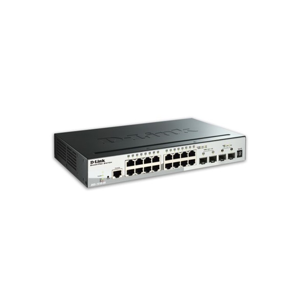 D-LINK Switch 16x1000Mbps + 2xGigabit SFP + 2xGigabit SFP+ Menedzselhető Rackes, DGS-1510-20/E D-LINK Switch 16x1000Mbps + 2xGigabit SFP + 2xGigabit SFP+ Menedzselhető Rackes, DGS-1510-20/E