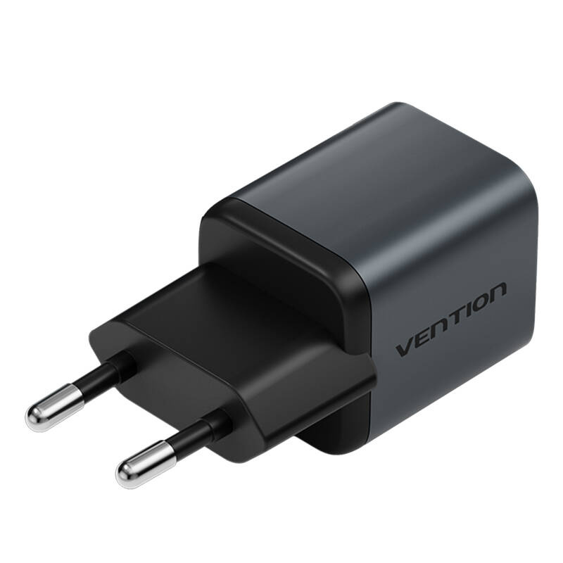 GaN Vention USB-C 20W-os töltő Szürke 
