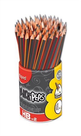 Maped "Black`Peps" ceruzatartó grafitceruzákkal HB háromszögletű (IMA850059) Maped "Black`Peps" ceruzatartó grafitceruzákkal HB háromszögletű (IMA850059)