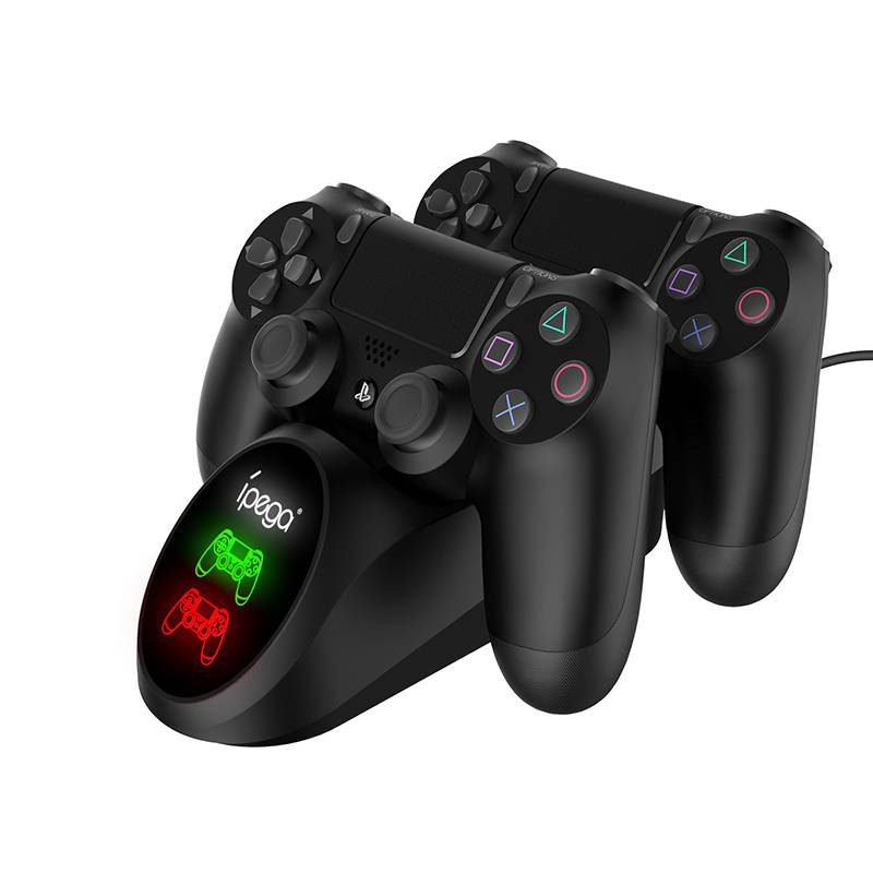 iPega PG-9180 Kettős dokkolóállomás a játékvezérlő a PS4 (fekete) iPega PG-9180 Kettős dokkolóállomás a játékvezérlő a PS4 (fekete)