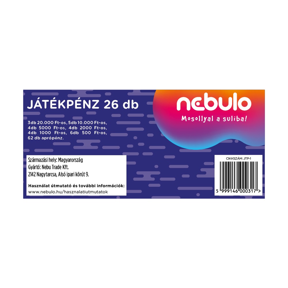 Nebuló Játképénz csomag,  (JTP-1)