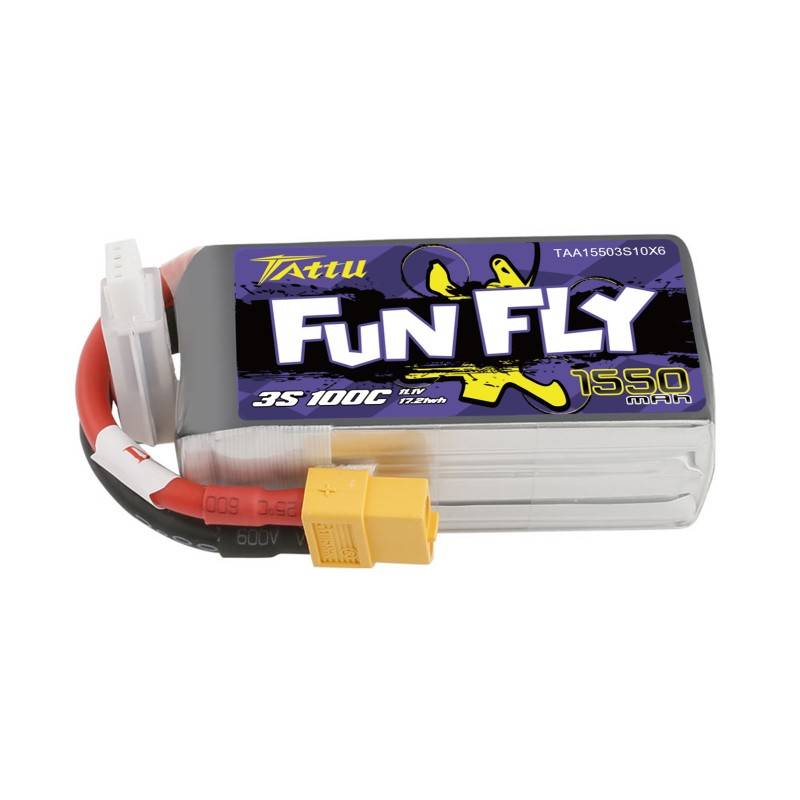 Tattu Funfly 1550mAh 11.1V 100C 3S1P akkumulátor Tattu Funfly 1550mAh 11.1V 100C 3S1P akkumulátor