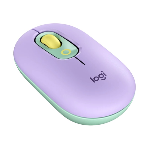 Logitech POP vezeték nélküli egér Daydream - lila-zöld (910-006547)