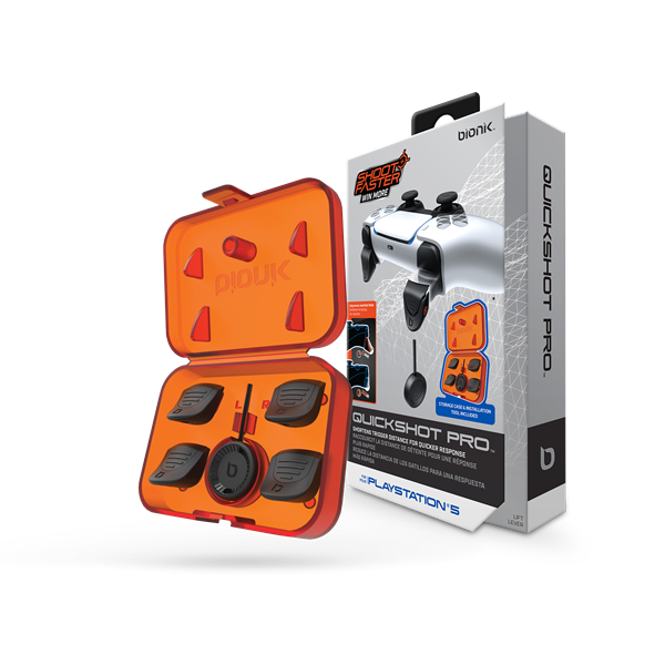 BIONIK  BNK-9059 PS5 Kiegészítő Quickshot Pro Kontroller Ravasz csomag 