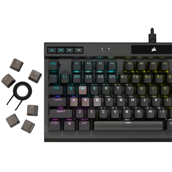 CORSAIR K70 TKL RGB Cherry MX SPEED Mechanikus Gamer billentyűzet