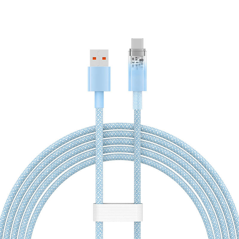 Quick Charge Cable Baseus Explorer Series USB to USB-C 100W, 2m (Blue)
