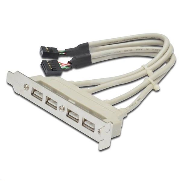 Digitus 4xUSB 2.0 hátlapi bővítő (AK-300304-002-E)
