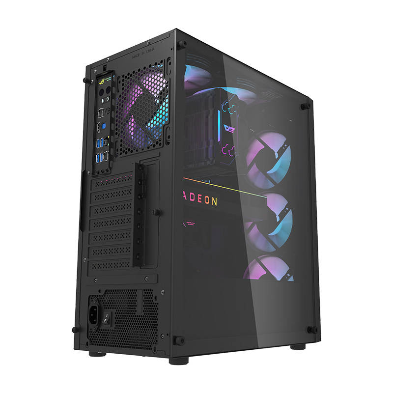 Computer case Darkflash DK351 + 4 fans (black)