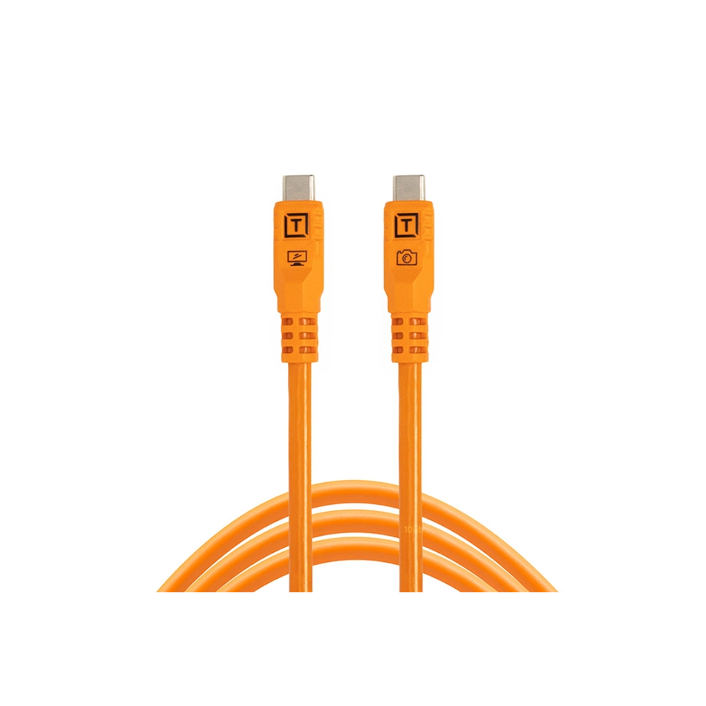 TetherPro Optima 10G USB-C 3m Straight to Straight Narancs TetherPro Optima 10G USB-C 3m Straight to Straight Narancs