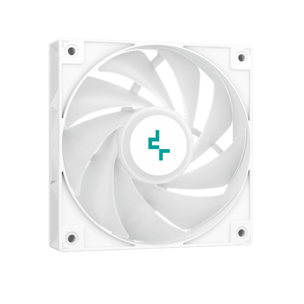 DeepCool CPU Cooler - AG620 WH ARGB (29,4 dB; max, 115,32 m3/h; 4pin PWM, 6 db heatpipe, 12cm, A-RGB LED, fehér)