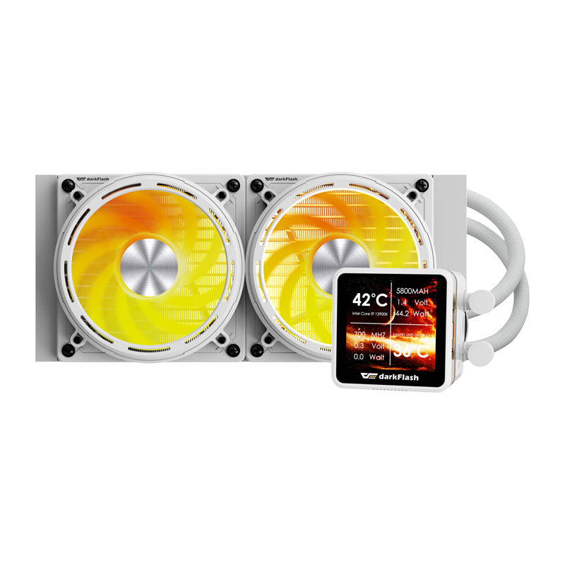 DarkFlash DE240 CPU vízhűtés Fehér