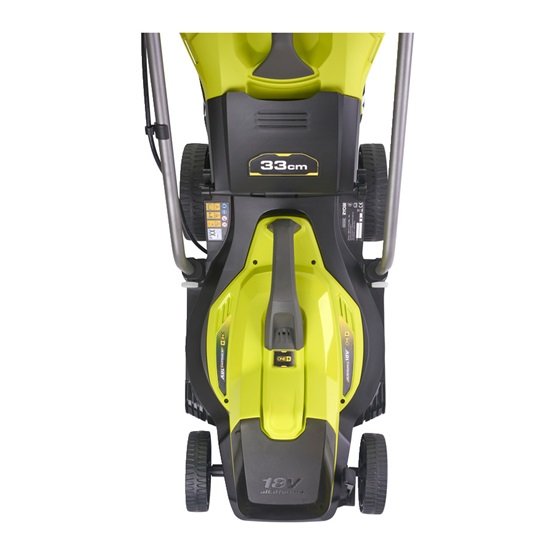 Ryobi  OLM1833B 18V One Plus™ 33 cm vágási szélességgel akkumulátor és töltő nélkül  fűnyíró 