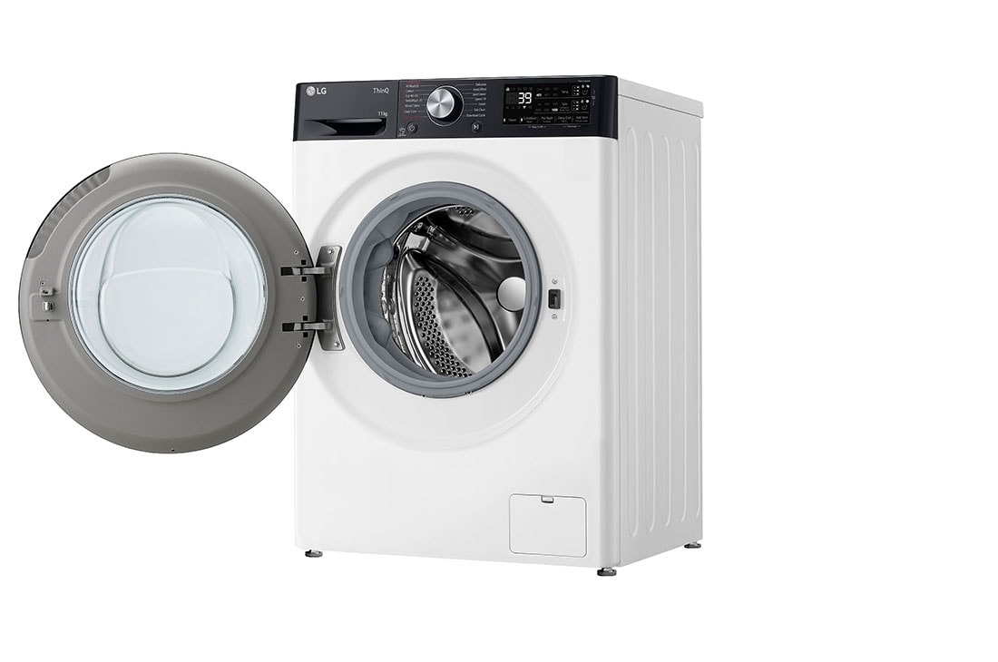 LG F4WR711S3HA Elöltöltős mosógép – 11 kg, 1350 ford./perc, A Energiaosztály, AI DD, LG Steam technológia, Gőz technológia