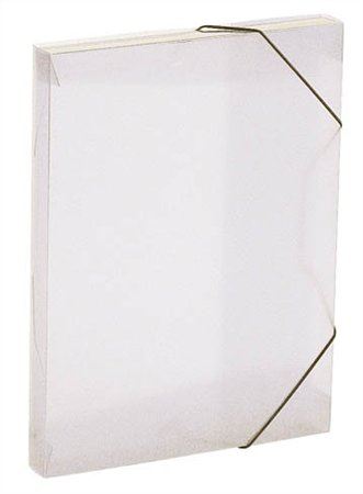 Viquel "Propyglass" gumis mappa 30 mm A4 víztiszta  (IV021340 / 021340-09)