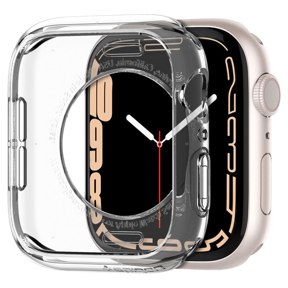 Spigen Liquid Crystal Apple Watch Series 7/6/SE/5/4 (41/40mm) tok átlátszó (ACS04195) Spigen Liquid Crystal Apple Watch Series 7/6/SE/5/4 (41/40mm) tok átlátszó (ACS04195)
