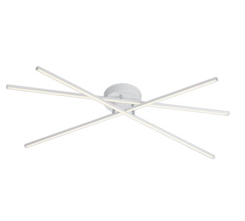 Trio 671610331 Tiriac 8W 950lm 3000K mennyezeti lámpatest fehér