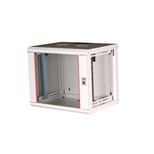 Equip Fali Rackszekrény EPM-09-6045-G-CBAA  19" 9U 600x450mm  előre szerelt Szürke  