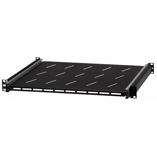 Stalflex rack szekrény polc 1U 19" 350mm fekete (RSR19-1U-350B)