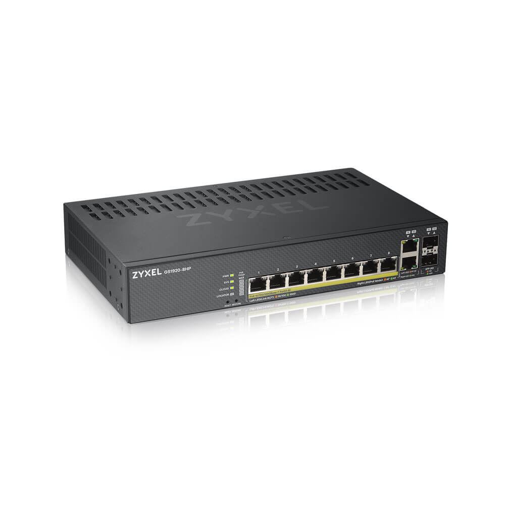 ZyXel GS1920-8HPv2 8-Portos GbE PoE+ Smart Managed Switch (GS1920-8HPv2) ZyXel GS1920-8HPv2 8-Portos GbE PoE+ Smart Managed Switch (GS1920-8HPv2)