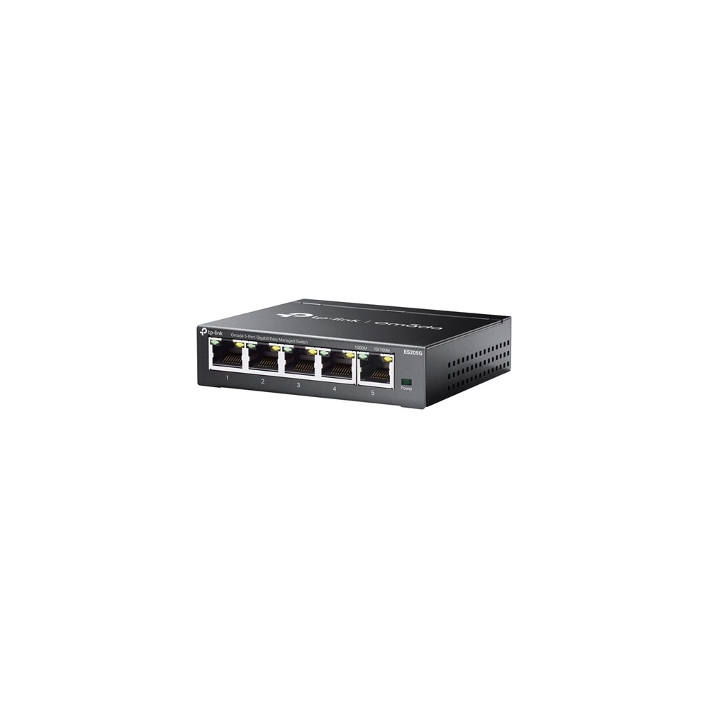 TP-Link ES205G 5-Port Switch Fekete