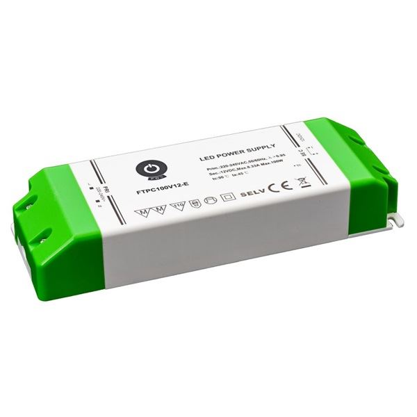 POS Power FTPC100V12-E 12V/8.33A 100W IP20 gazdaságos LED tápegység POS Power FTPC100V12-E 12V/8.33A 100W IP20 gazdaságos LED tápegység