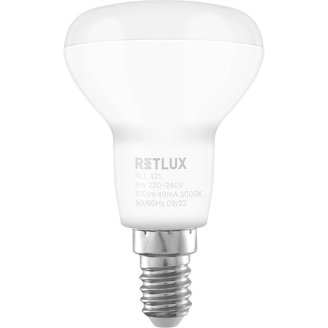 Retlux RLL 421 LED IZZÓ R50 E14 SPOT 6W WW