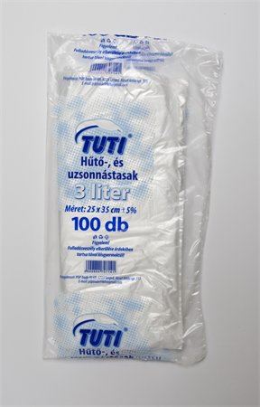 Hűtő és uzsonnástasak 3 l "Tuti" (100 db/csomag)