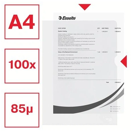 ESSELTE Standard  A4  85 mikron  narancsos felület Genotherm "L"