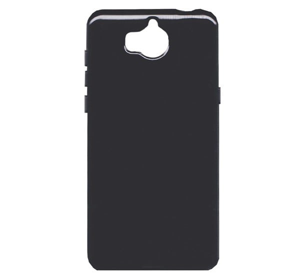 Szilikon telefonvédő (matt) FEKETE [Huawei Y5 (2017)]