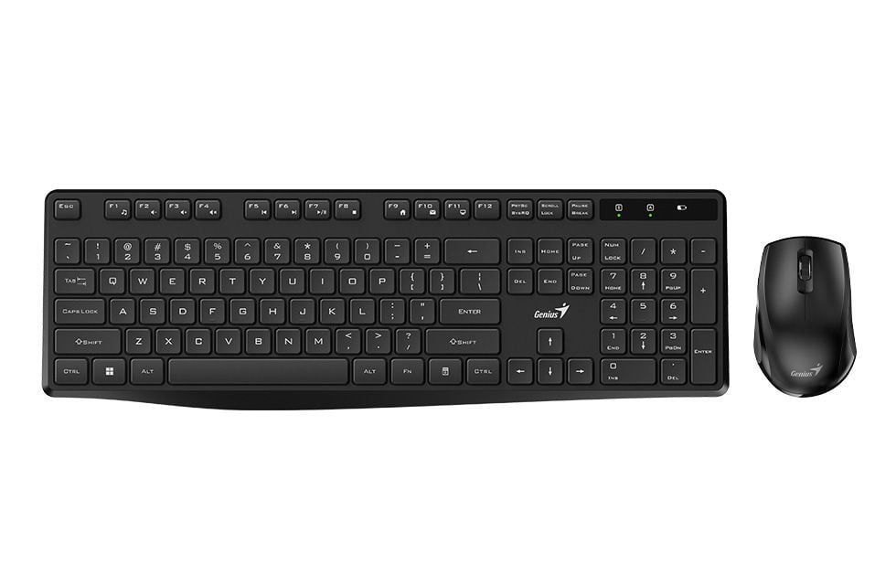 Genius KM-8206S vezeték nélküli billentyűzet + egér fekete Genius KM-8206S vezeték nélküli billentyűzet + egér fekete