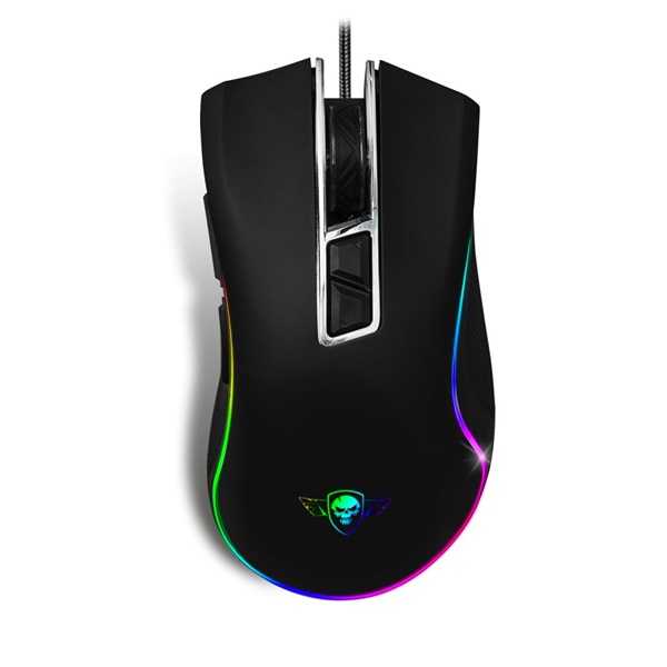 Spirit Of Gamer PRO-M6 optikai Gaming egér fekete (S-PM6)
