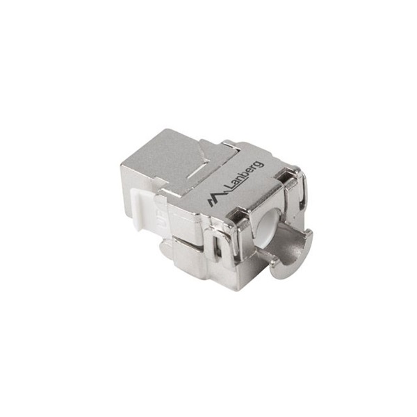 Lanberg KSF5-2000 Cat5e FTP 180°-os szerszám nélkül szerelhető árnyékolt RJ45 Keystone jack Lanberg KSF5-2000 Cat5e FTP 180°-os szerszám nélkül szerelhető árnyékolt RJ45 Keystone jack
