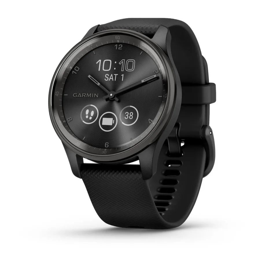 Garmin vívomove Trend okosóra Slate-Black tokozással, szilikon szíjjal (010-02665-00) Garmin vívomove Trend okosóra Slate-Black tokozással, szilikon szíjjal (010-02665-00)