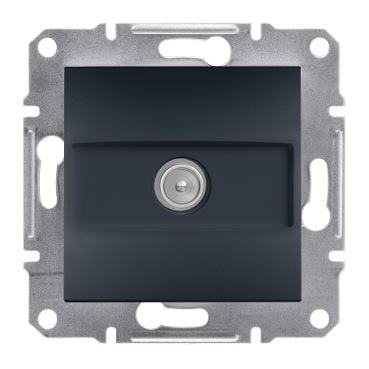 Schneider EPH3200171 ASFORA végzáró/1 dB TV aljzat antracit Schneider EPH3200171 ASFORA végzáró/1 dB TV aljzat antracit