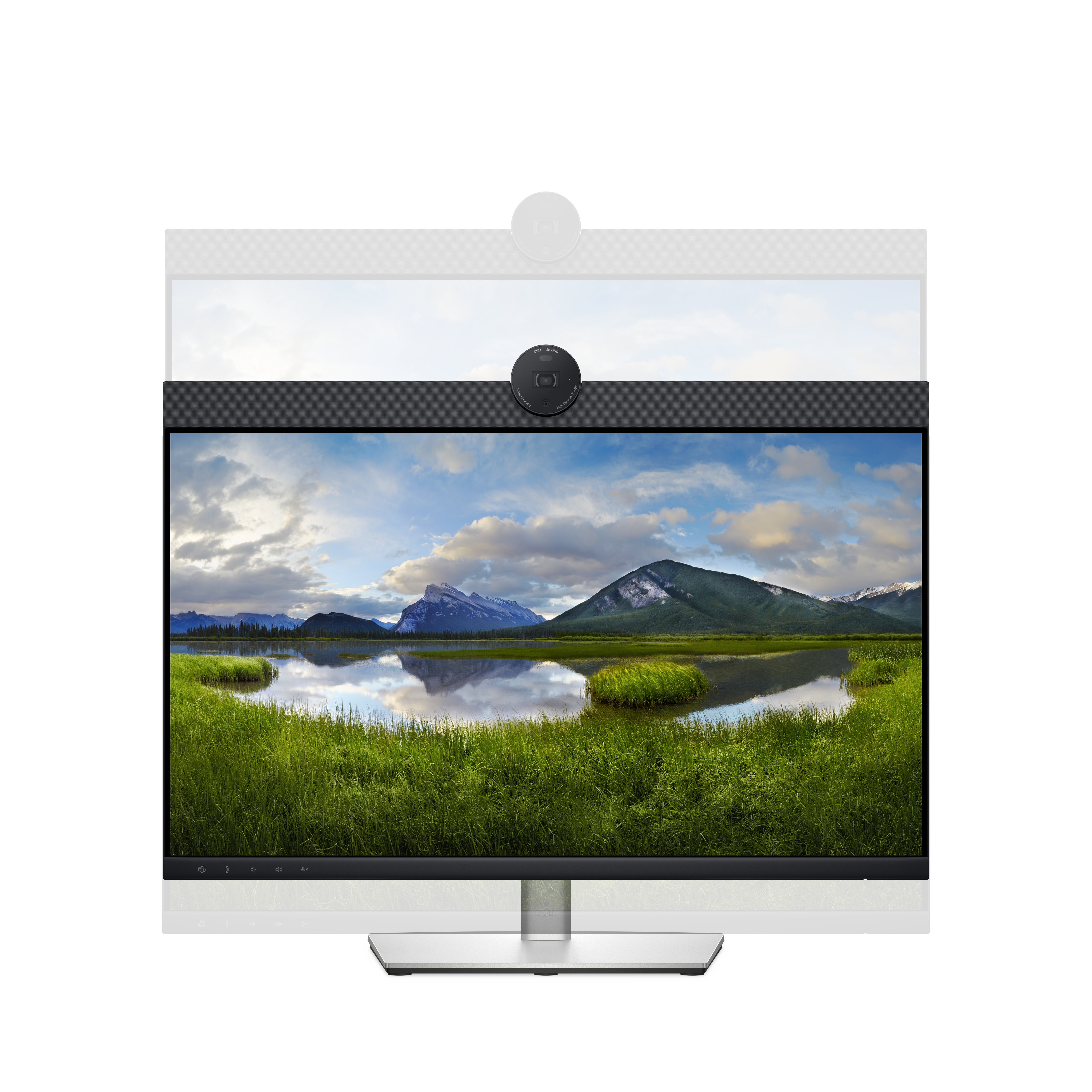 DELL 23.8" P2424HEB videokonferencia monitor - 1920x1080, FHD, IPS, Hangszóró, Fekete-ezüst