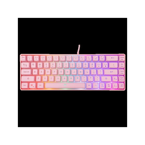 WHITE SHARK RONIN-P WS GK-2201P-US gamer billentyűzet 68 gomb pink (angol) WHITE SHARK RONIN-P WS GK-2201P-US gamer billentyűzet 68 gomb pink (angol)
